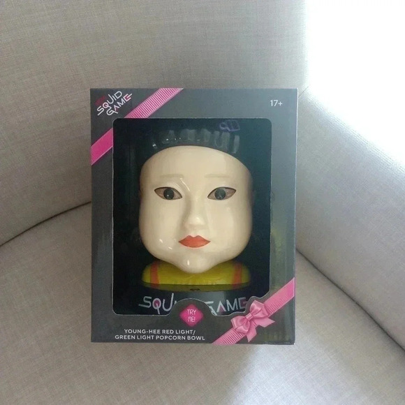 Squid Game - Red Light Green Light Popcorn Bowl Korean tv show anime scary movie - Picture 2 of 7